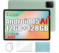Tablette Tactile Oscal Pad 30 Wifi Doke AI 10,1"" 60Hz,1080p FHD 12Go 128Go-SD 2To Android 15, 6600 mAh Face ID, Widevine L1 - Vert