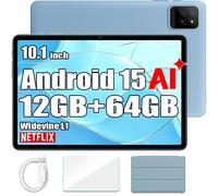 Tablette Tactile Oscal Pad 30 Wifi Doke AI 10,1"" 60Hz,1080p FHD 12Go 64Go-SD 2To Android 15, 6600 mAh Face ID, Widevine L1 - Bleu