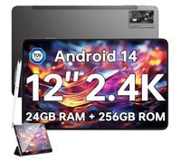 Tablette Tactile Oukitel OT5S - Écran 12"" 2.4K - 24Go + 256Go - Android 14 - 8250mAh - Certifiée TÜV SÜD - Widevine L1 - Gris