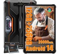 OUKITEL RT8 Tablette Tactile 12GO+256GO 11"" FHD+ Tablette Incassable 20000mAh 48MP Caméra Tablette Dual SIM 4G/IP69K/OTG/NFC Orange