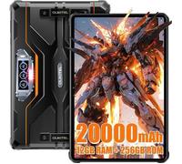 Tablette Tactile OUKITEL RT8 12GO+256GO Écran 11"" 2K FHD+ 20000mAh Tablette Incassable 48MP Caméra Dual SIM 4G/IP69K/OTG/NFC Orange