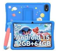 Tablette Tactile TABWEE K10 10.1"" FHD,RAM 12Go ROM 64Go-SD 2To, Caméras AI 5MP + 2MP, Android 15, 5000 mAh, WiFi 6 - Bleu