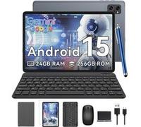 Tablette VekfulPC T20 10,1'' Android 16 - 24 Go RAM, 256 Go ROM, microSD 2 To, 5000 mAh, clavier+stylet+souris
