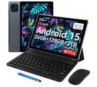 Tablette Tactile x Gemini AI Zenva T90 Avec Clavier, Etui, Stylet, Souris 11"" FHD, RAM 24Go ROM 128Go-SD 2To,Android 15,8000 mAh