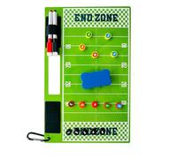 Tablette Tactique de Rugby pour Entraîneurs, Tableau de Coaching de Rugby, Utilisation Recto-Verso, avec Stylo et Gomme, Poignée Intégrée, pour l'entraînement et Les Compétitions