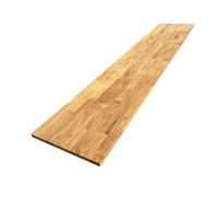 Tablette Teck Massif Abouté, L.200 cm x l.30 cm, Ep.18 mm