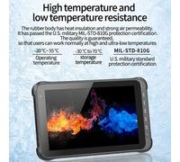 Tablette Windows Résistante 10.1 Pouces 2GB+64GB IP67 Étanche Anti-Choc Support NFC/GPS/WiFi/BT YONIS