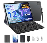 Tablette x Duoke AI Blackview LINK 8 12.7" 2K+ 90Hz, 18 Go + 256 Go/SD 2 To, Android 15, 8400 mAh, 16+13MP, WPS, PC Mode - Gris