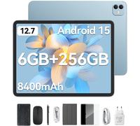 Tablette x Duoke AI Blackview LINK 8 12.7" 2K+ 90Hz, 18 Go + 256 Go/SD 2 To, Android 15, 8400 mAh, 16+13MP, WPS, PC Mode - Bleu