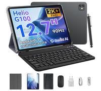 Tablette x Duoke AI Blackview LINK8 12.7"" 2K+ 90Hz, 18 Go + 256 Go/SD 2 To, Android 15, 8400 mAh, 16+13MP, WPS, PC Mode - Gris