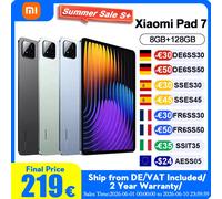 Xiaomi Tablette Pad 7 11" 8 Go/256 Go Wi‑Fi Gris EU