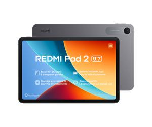 Tablette Xiaomi Redmi Pad 2 / 9.7" 2048x1280 120Hz / 4 Go RAM / 128 Go Stockage / Gris