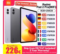 Xiaomi Redmi Pad 2 Pro Wi-Fi,Tablette,Snapdragon® 7s Gen 4,120 Hz,Écran 12,1" 2,5K d'une clarté,Caméra 8 MP,12000 mAh Batterie Lavender Purple