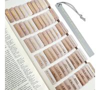 Tablettes bibliques laminées pour catholiques ou autres, registres bibliques pour femmes, onglets bibliques laminés, 75 autocollants grand cadeau chrétien, étude, bible, journaling, accessoires