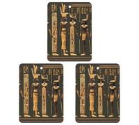 Tablettes d'aromathérapie de voiture hiéroglyphes égyptiens anciens imprimés accessoires de décoration intérieure de voiture