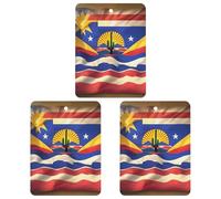 Tablettes d'aromathérapie pour voiture, drapeau de l'Arizona, accessoires de décoration intérieure de voiture