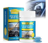Tablettes De Liquide Lave-Glace Pour Voiture 100 Pcs, Comprimés Effervescents De Nettoyage Solide, Fluide De Nettoyage Pour Les Vitres, Enlève Toutes Sortes De Taches Sur Le Verre