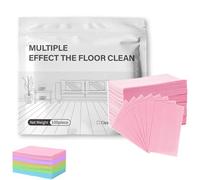Tablettes de nettoyage de sol multi-surfaces de 100 pièces, nettoyant multi-surface amélioré, feuilles de nettoyage de sol parfumées solubles, pour l'entretien des murs en carrelage (Pink)