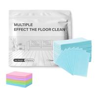 Tablettes de nettoyage de sol multi-surfaces de 100 pièces, nettoyant multi-surface amélioré, feuilles de nettoyage de sol parfumées solubles, pour l'entretien des murs en carrelage (Blue)