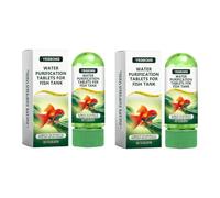 Tablettes de purification d'eau pour aquarium, purificateur d'eau à action rapide, solution de nettoyage pour aquarium, clarificateur d'eau