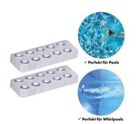 Tablettes de test de qualité de l'eau de piscine Analyse de l'eau pH et DPD1 pour piscine Tub