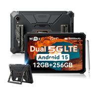 Blackview Active 12 Pro (Tablette Robuste 5G - Ecran 11'' - 256 Go, 12 Go RAM - 30 000 mAh) Noir