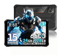 Tablettes Durcies Blackview Active 5 5G Android 15 Écran 8,68 pouces 8+16 Go RAM 128 Go ROM Tablette PC 6600mAh 6+128 with keyboard gris