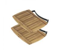 Tablette barbecue BIG GREEN EGG laterales acacia L