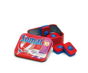 Tablettes lave-vaiselle en bois somat rouge TU