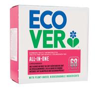Tablettes lave-vaisselle cycle long Tout en 1 Ecover, boîte de 70