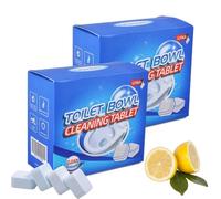 Tablettes Nettoyantes Puissantes Pour Cuvettes De WC - Détartrant Intensif - Nettoyant Effervescent Sans Contact - Désodorisant Pour Toilettes (2 boîtes)
