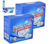 Tablettes nettoyantes WC actives, puissant détartrant, nettoyage en profondeur, fraîcheur longue durée, élimine la saleté et les odeurs.
