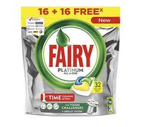 Tablettes pour Lave-vaisselle Fairy All in 1 Platinum Frais [24 Unités]