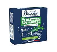 Tablettes pour lave-vaisselle - Parfum intense - Tout en 1 - Naturel - 30 tablettes - Briochin