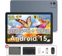 Tablettes Tactiles CUBOT TAB 65 10.1" Octa core 128Go 6200mAh Android 15 WIFI GPS Gris avec Clavier Gris