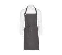 Tablier Ã bavette Ã Åillets SG Accessories Bistro Provence Gris TU