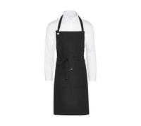 Tablier Ã bavette Ã Åillets SG Accessories Bistro Provence Noir TU