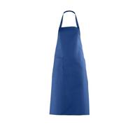 Tablier à Bavette avec Grand Sac - Bleu Royal - 100 CM