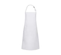 Tablier Ã bavette avec poche Karlowsky Basic Blanc TU