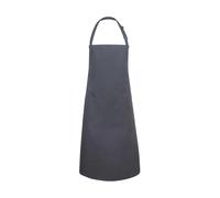 Tablier Ã bavette avec poche Karlowsky Basic Gris TU