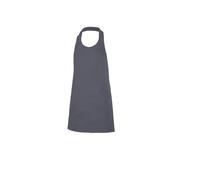 Tablier Ã bavette boutonnÃ© Velilla Gris 75x80 cm