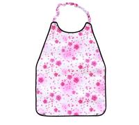 Tablier à bavette d ' alimentation, K | Col réglable, polyester lavable, protection complète des vêtements sur le devant pour les repas quotidiens, soins à