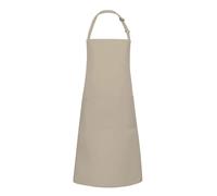 Tablier Ã bavette surdimensionnÃ© avec poche Karlowsky Beige TU