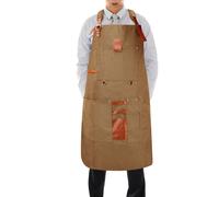 Tablier à outils imperméable en toile avec 8 poches & poche magnétique - sangle croisée réglable pour coiffeurs & artisans