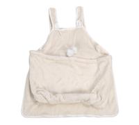 Tablier à Sangle pour Chat, Sac à Sangle Beige Doux, Chaud et Respirant, adapté pour Construire Une Bonne Relation avec Les Chatons