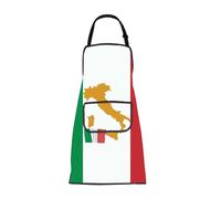 Tablier avec drapeau italien - Cadeaux pour femmes et hommes - Cadeau sur le thème italien - Tablier de cuisine italien, Tablier à bière écrevisse-b, L