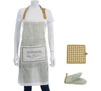 Tablier avec Gant et Manique Olivia - Amadeus - Décoré - Tissu Multicolore G