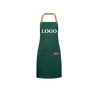 Tablier avec Logo Personnalisé Tabliers De Cuisine pour Hommes et Femmes Tablier De Cuisson De Chef À Domicile Imperméable Sur Mesure avec Poches Color7,M