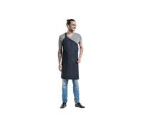 Tablier Bavette Skew Blue Denim Chaud Devant Bleu