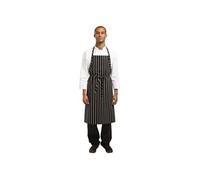 Tablier Bavette Tissé Chef Works Premium Rayures Noires Et Blanches Chef Works